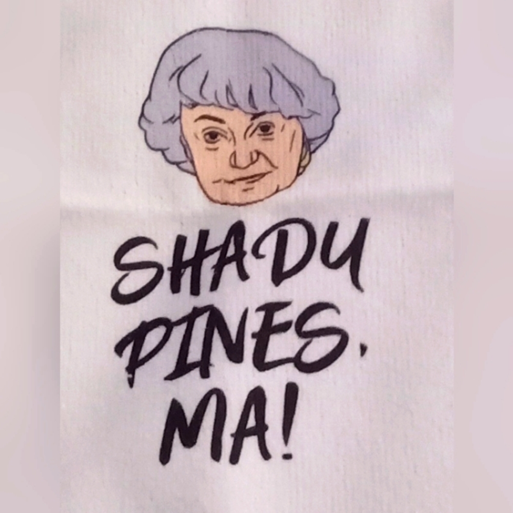 Golden girls themed dishcloth